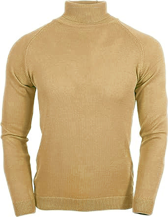 Men’s Turtle Neck Slim Fit Sweater by Suslo Couture