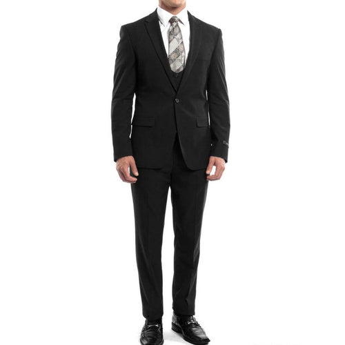 Men’s 3pc Ultra Slim Fit Suit - Tazio