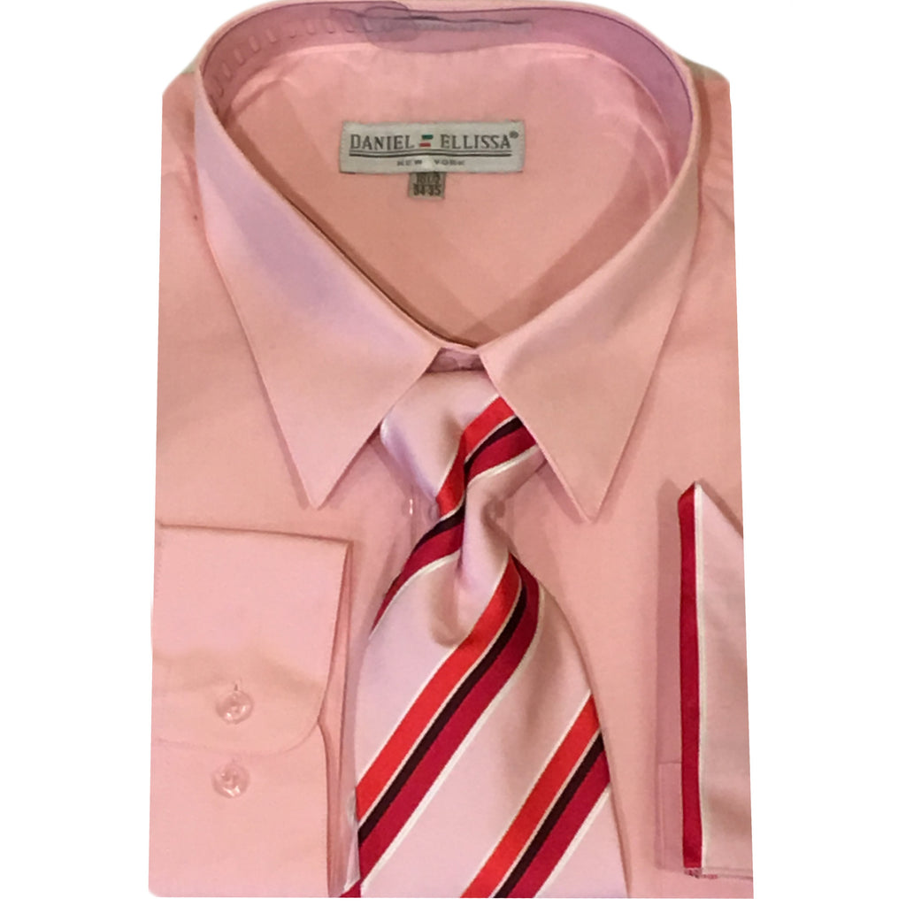 Men's Basic Dress Shirt/Tie/Hanky Esquire Men’s Freeport