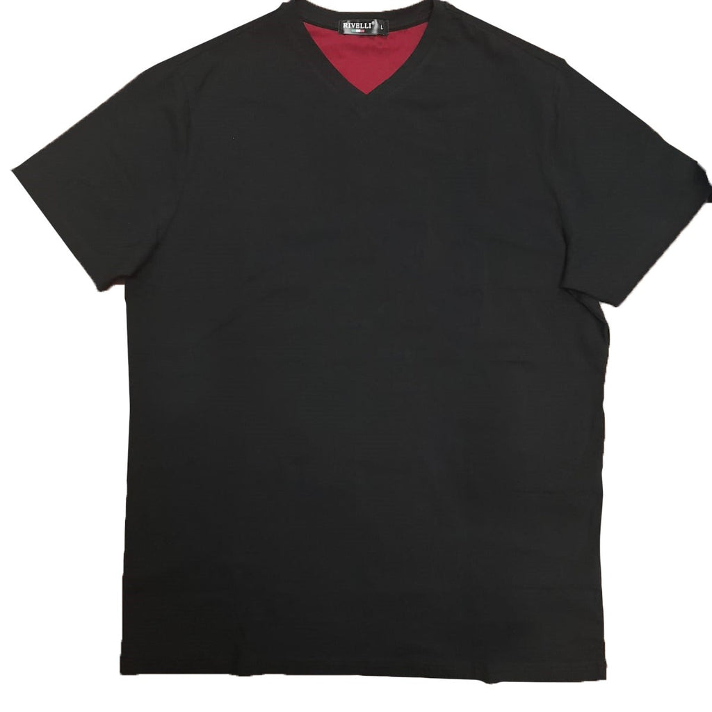 Camiseta Basica Hombre - Men's S/Slv R - Neck & V - Neck T - Shirt