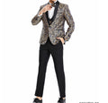 Men’s 3pc Paisley Suit w/Shawl Collar