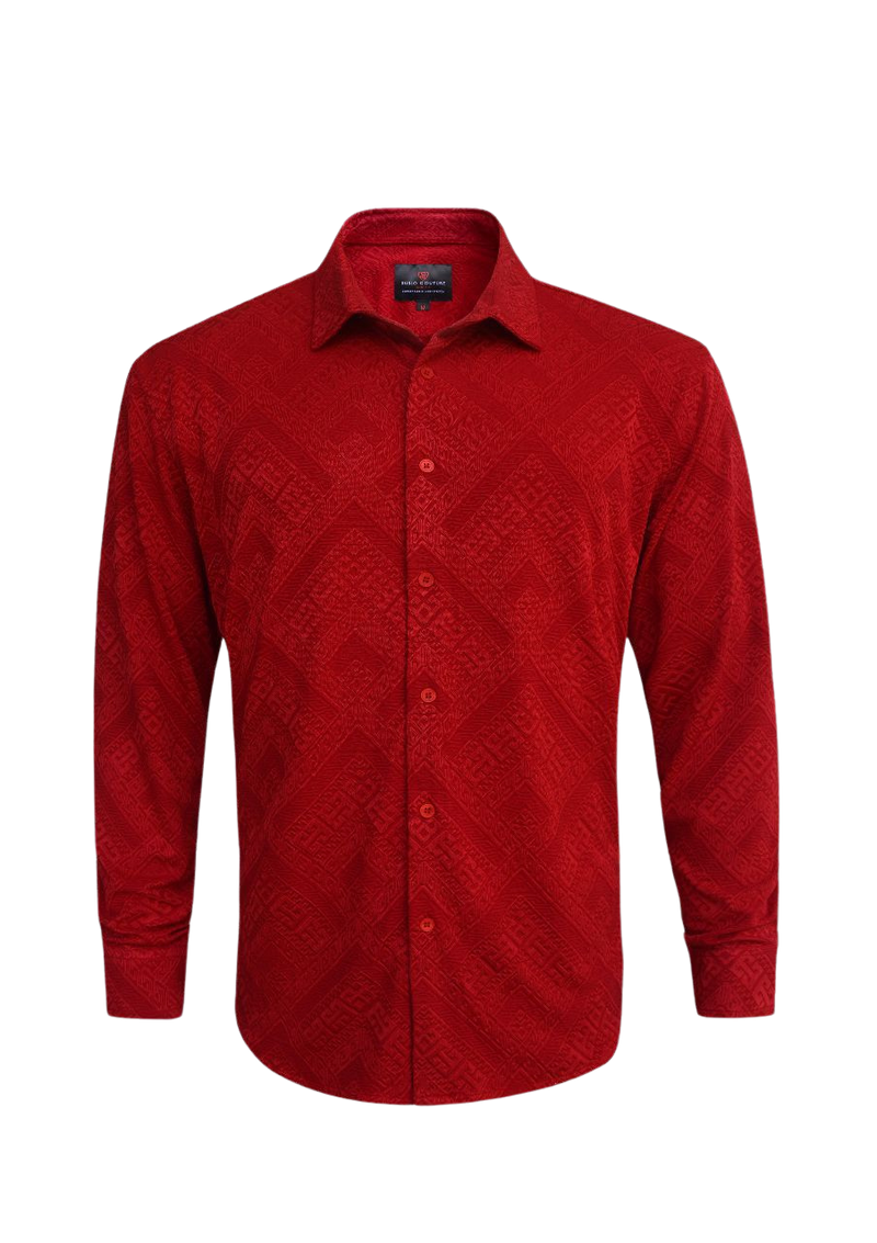 Men’s Comfort Fabric 4 Way Stretch L/S Shirt