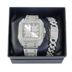 Ice Star Luxury 2pc Watch Gift Set