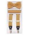 Men’s 3pc Glitter Suspender Set w/Bow Tie/Supenser/Hanky