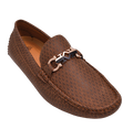 Men’s Driver Moccasins - Gold/Black Buckle