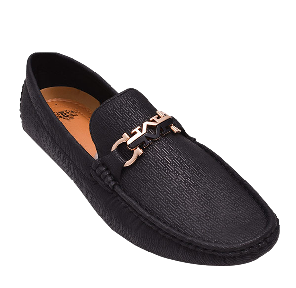 Men’s Driver Moccasins - Gold/Black Buckle