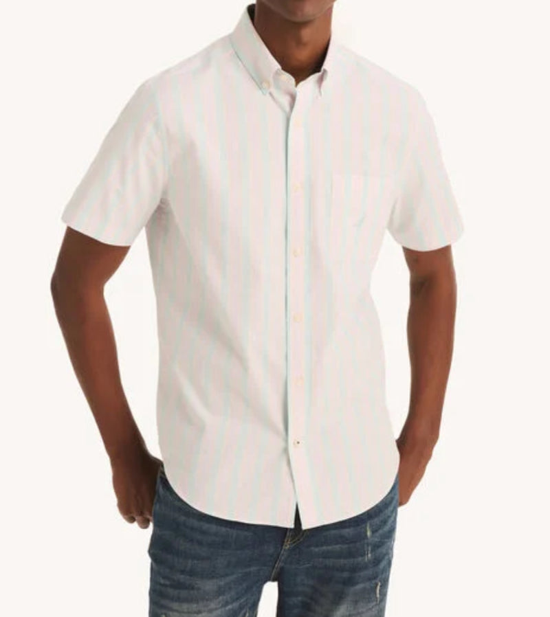Nautica Striped Oxford S/S Shirt