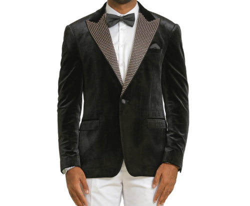 Men’s Stacy Adams Velvet Blazer