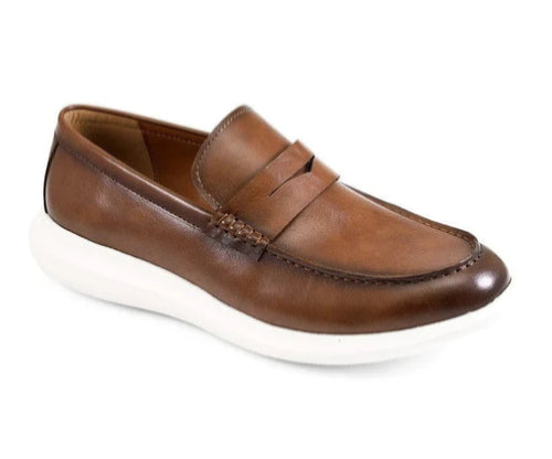 Men’s Leather Penny Loafers by Armali