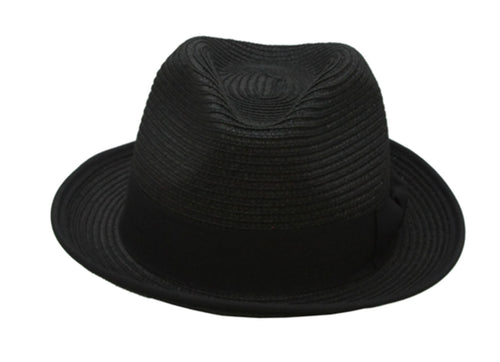Men’s Fedora Hat w/Colored Band
