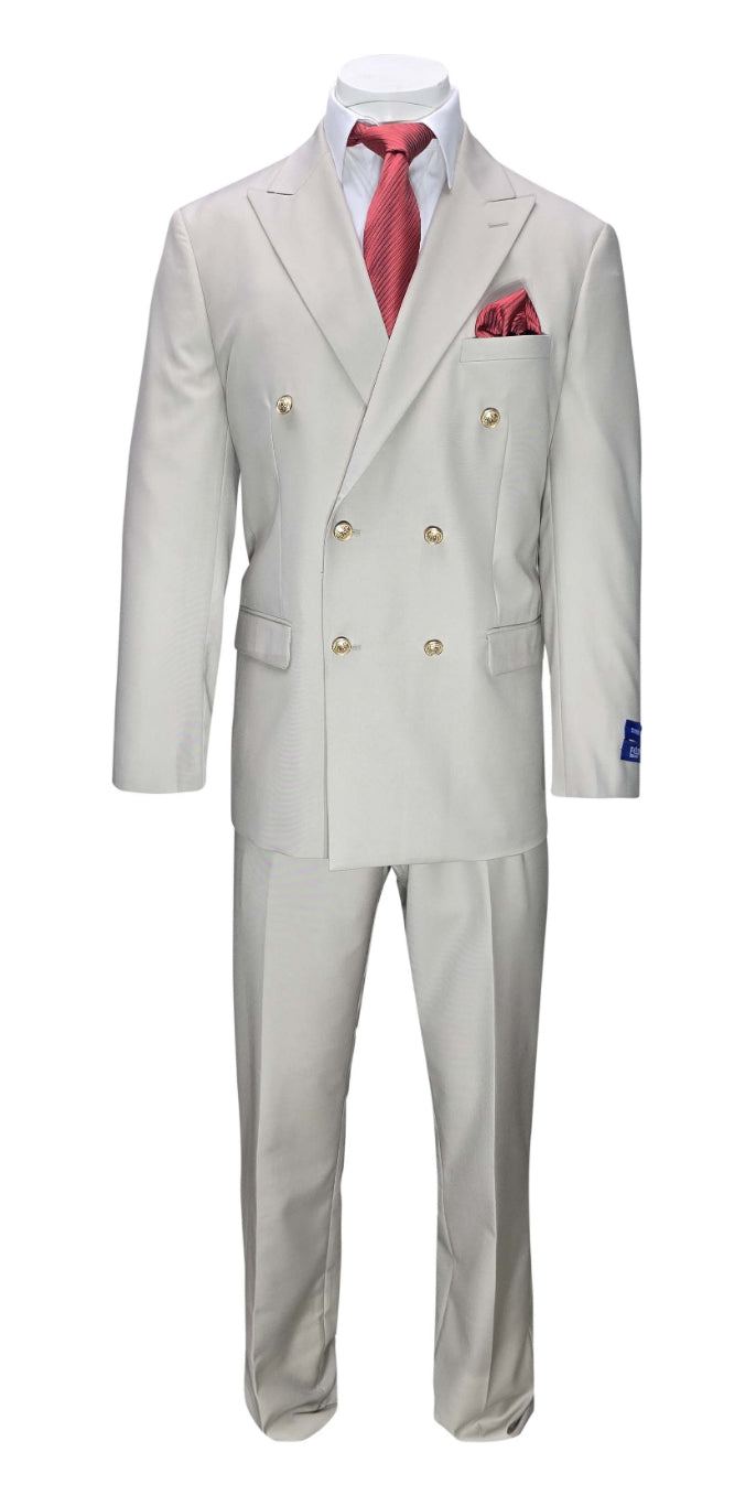 Men’s Rome Double Breasted Regular Fit Suit