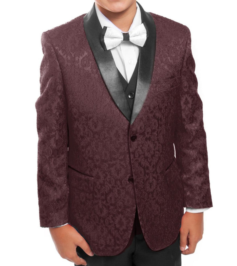 Boy’s 5pc Paisley Tuxedo by Tazio