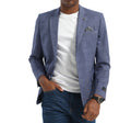 Men’s Tazio Textured Windowpane Blazer