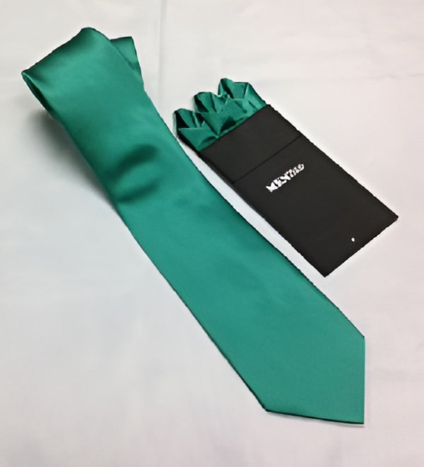 Men’s Solid Tie/Hanky