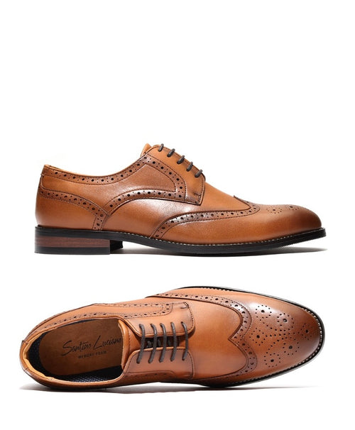 Men’s Wingtip Derby Shoe by Santino Luciano