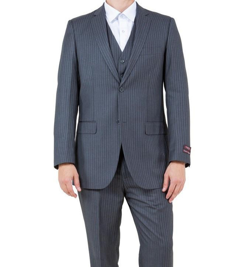 Men’s Pin Striped Tazio 3pc Suit