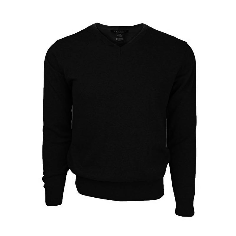 Men's B&T Solid V-Neck Sweater