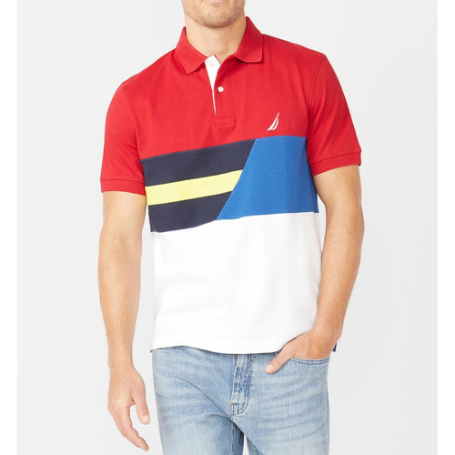 Nautica Classic Fit Colorblock S/S Polo