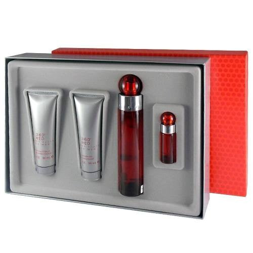 Perry Ellis 360 Red 3.4 Gift Set - 4PC