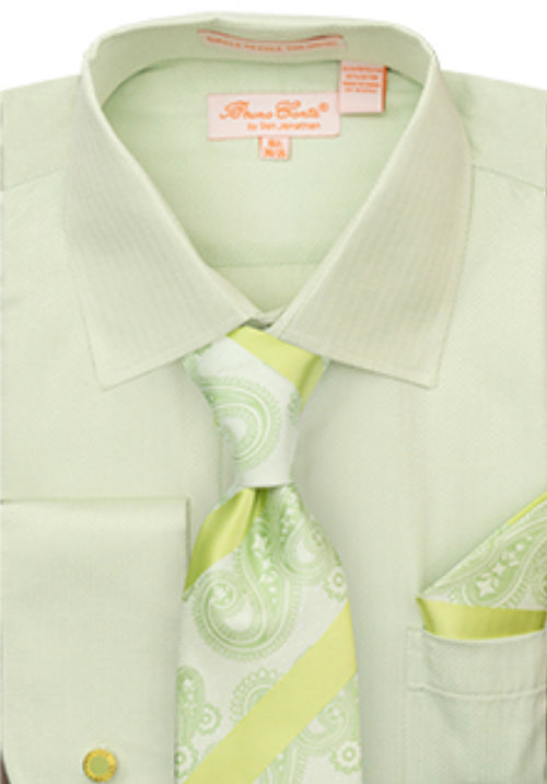 Men’s T/C Herringbone Jaquard Set w/Tie Hanky