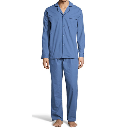 Hanes Men’s Woven Pajama Set