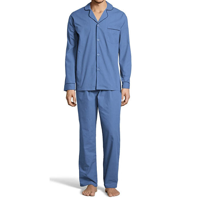 Hanes Men’s Woven Pajama Set