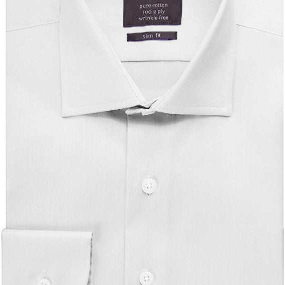proper shirtings dress shirt Proper Slim Fit Dress Shirt White 16.5-34/35