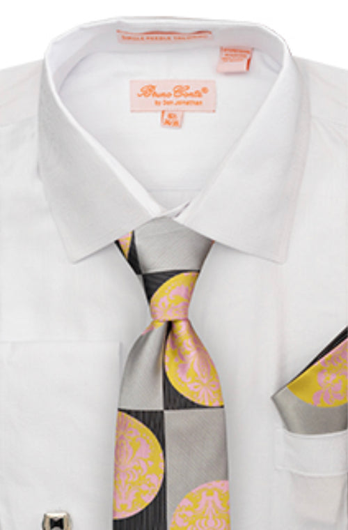 Men’s T/C Paisley Yarn Dyed Shirt w/Tie Hanky