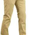 Men's Solid Chino Slim Pants w/Spandex