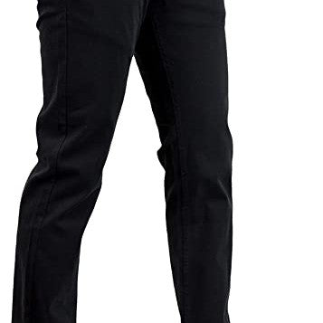 Men's Solid Chino Slim Pants w/Spandex