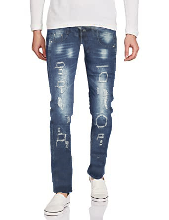 Men’s Premium Skinny Stretch Ripped Jeans