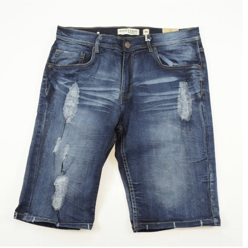 Men’s Jeans Ripped Shorts - Evolution