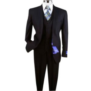 Men’s Felipe 3pc Plaid Suit