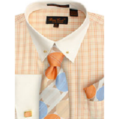 Men's Bruno Conte Plaid Dress Shirt