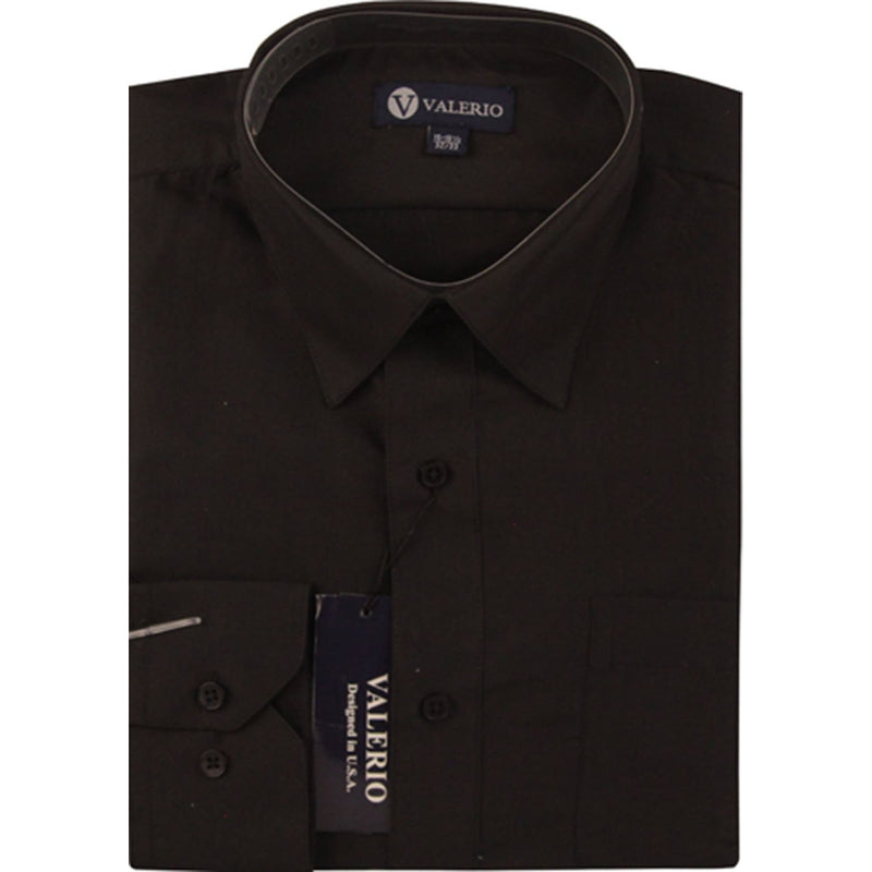 Men's Valerio Dress Shirt - Black