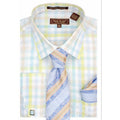 Men's Yarn Dyed Shirt w/Tie/Hanky