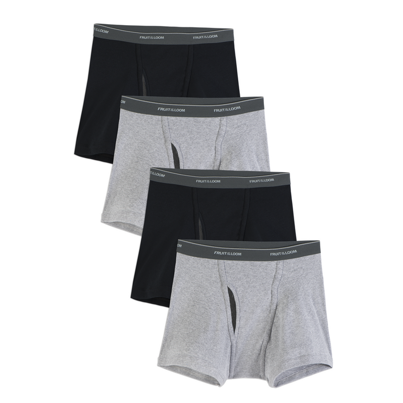 Fruit of the Loom 4pk Boxer Briefs- B&T-DF