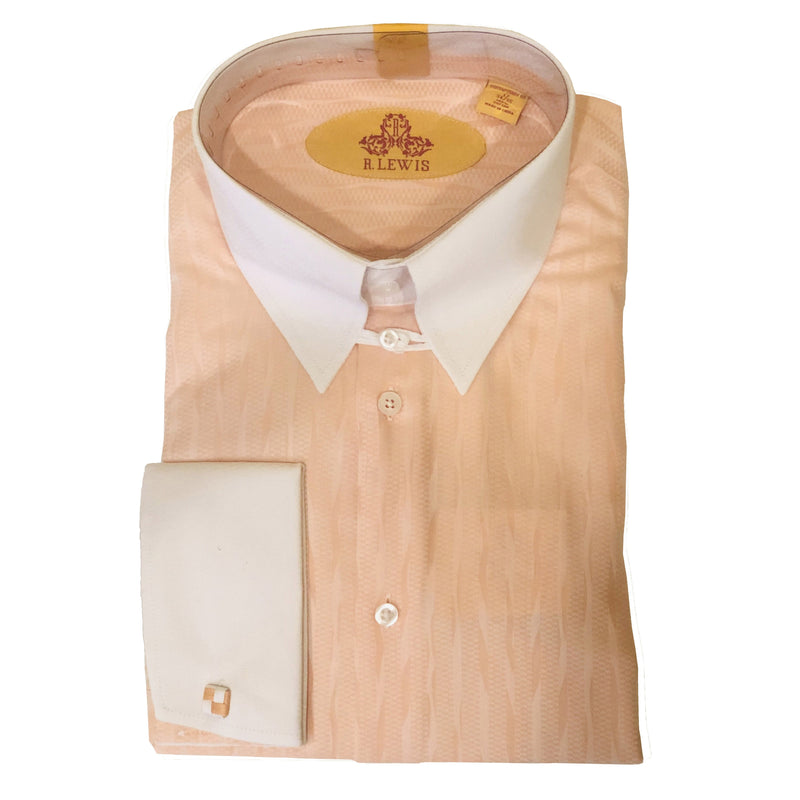 Men's French Cuff Pointed Collar - R. Lewis