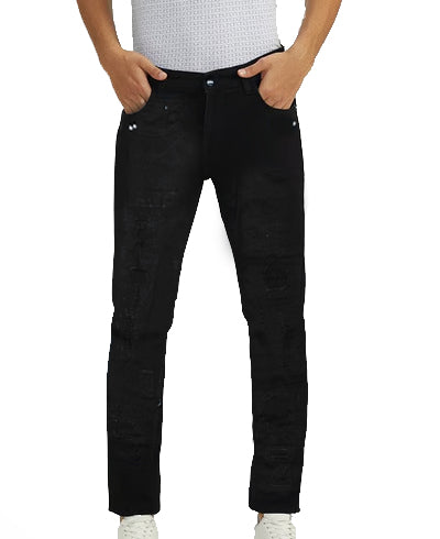 Men’s Premium Skinny Stretch Ripped Jeans