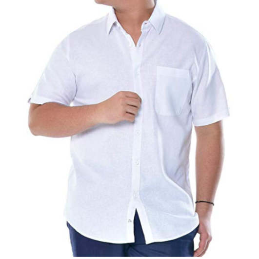 Men's 100% Linen Yarn Dye S/S Shirt
