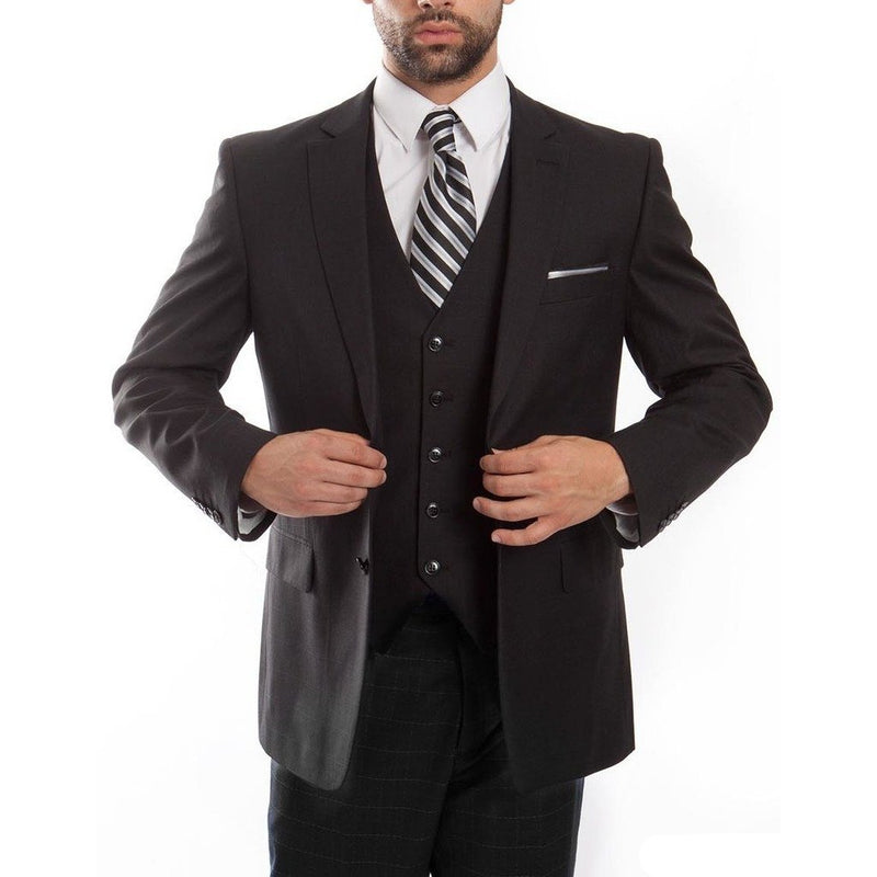 Men's 3pc Wool Suit- ZeGarie