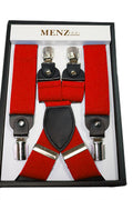Men’s Solid Button & Clip Convertible Suspender
