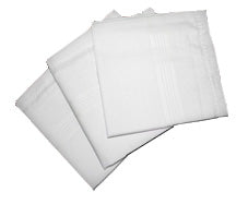 Men’s Large 100% Cotton Handkerchief - 3pc