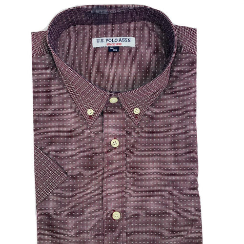Men’s U.S. Polo Assn. Woven S/S Shirt - B&T