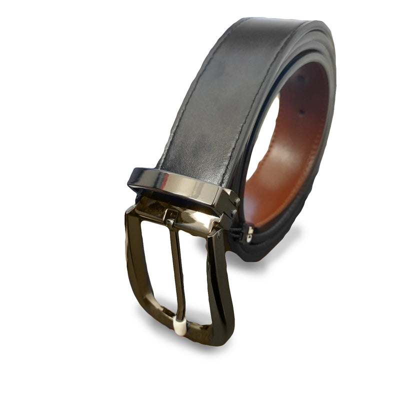 Men’s Leather Carlo Fellini Reversible Belt