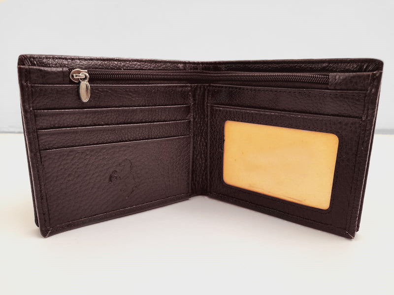 Men’s Leather Wallet w/Zipper by Rivelli
