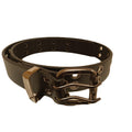 Men's Black Leather Casual Belt- MB5500