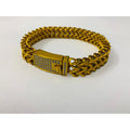 Men's Leather Band Bracelet with Lion