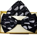 Men's Angled Bow Tie/Hanky-DF