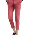 Men's Slim Fit Stretch Poly Rayon Pants- DF